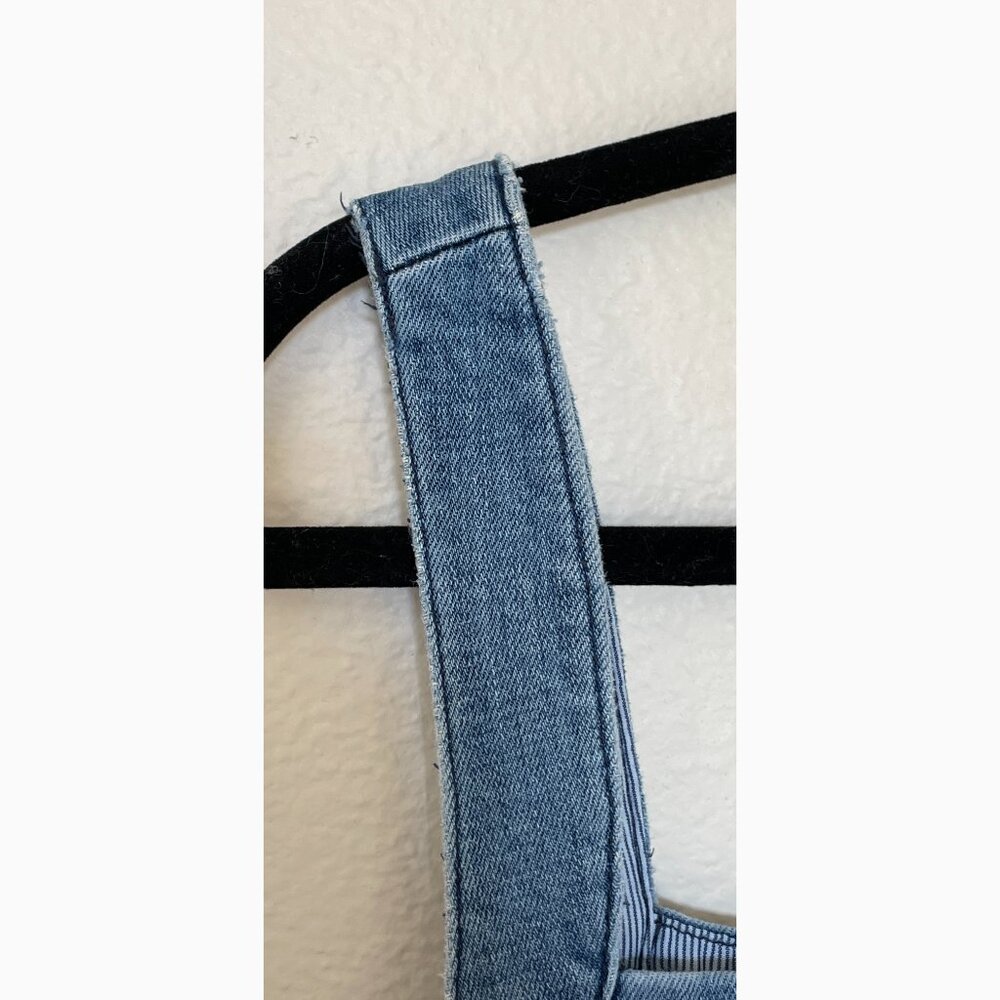 Anthropologie Pilcro and the Letterpress Denim Overall Jumpsuit Size 8 - Picture 11 of 13